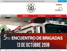 Tablet Screenshot of bomberosqueretaro.com